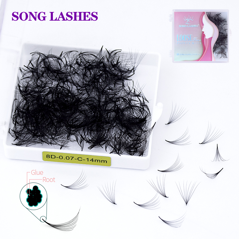 Beauty Makeup Songs - SONG LASHES Sharp Thin Pointy Base