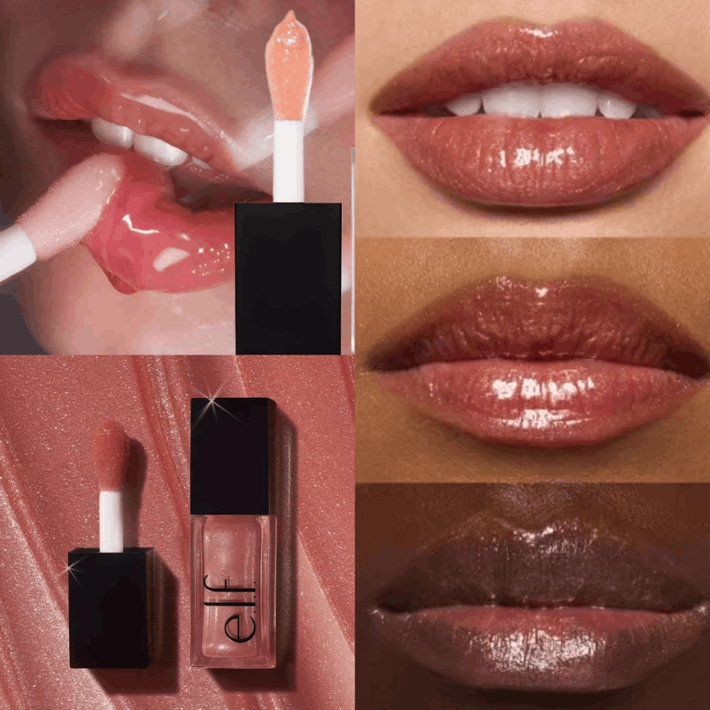 Beauty Makeup Look - Lip Gloss Shiny Crystal - Long-Lasting