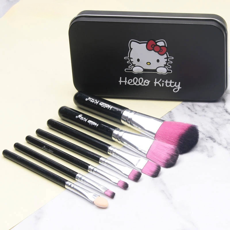 Beauty No Makeup - Kawaii Hello Kitty Makeup Brush Set