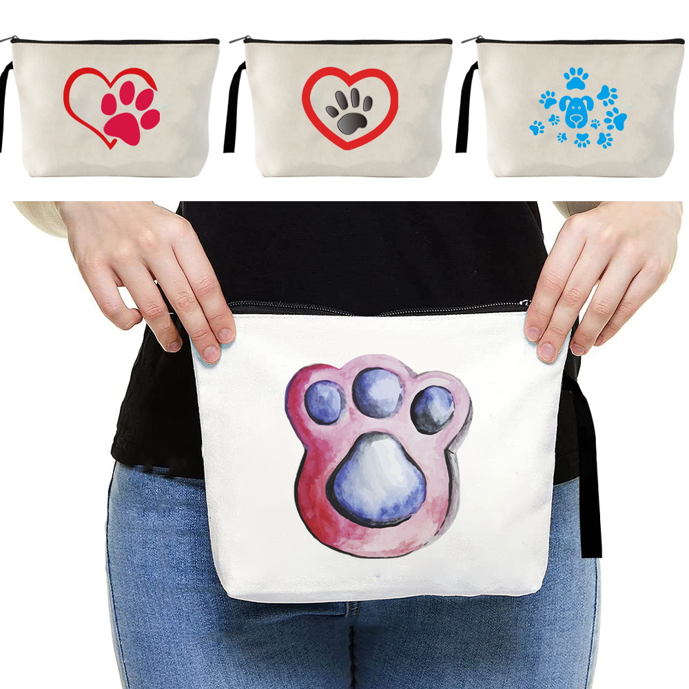 Beauty Makeup Names - Canvas Makeup Bag Customized Personalized Name