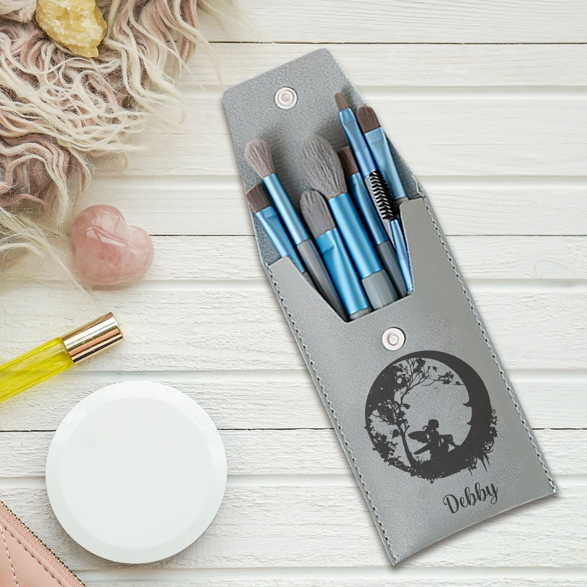 Beauty Makeup Names - 1pc Custom Name Makeup Brush, Beauty