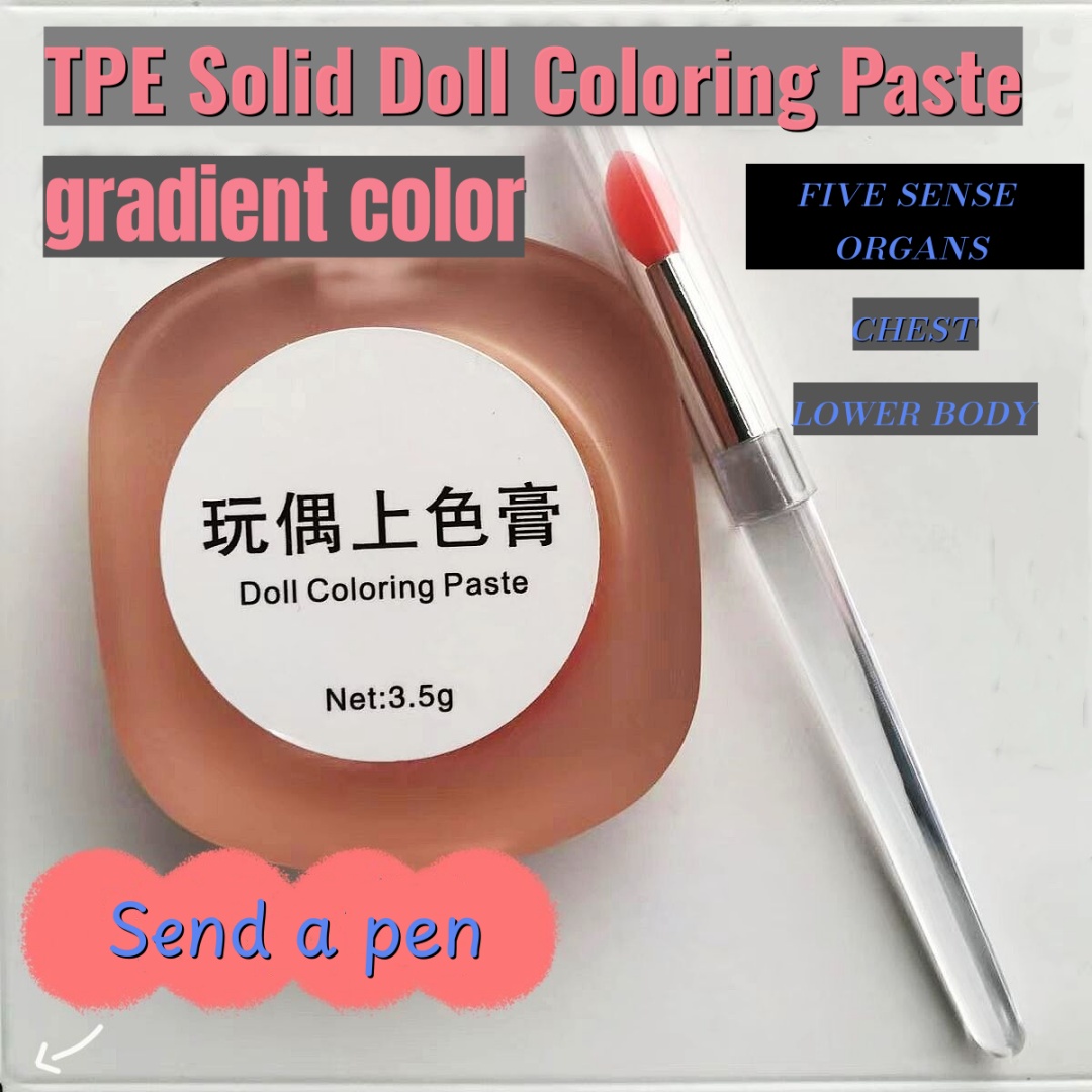 Beauty Real Makeup - TPE Silicone Doll Coloring Cream Silicone