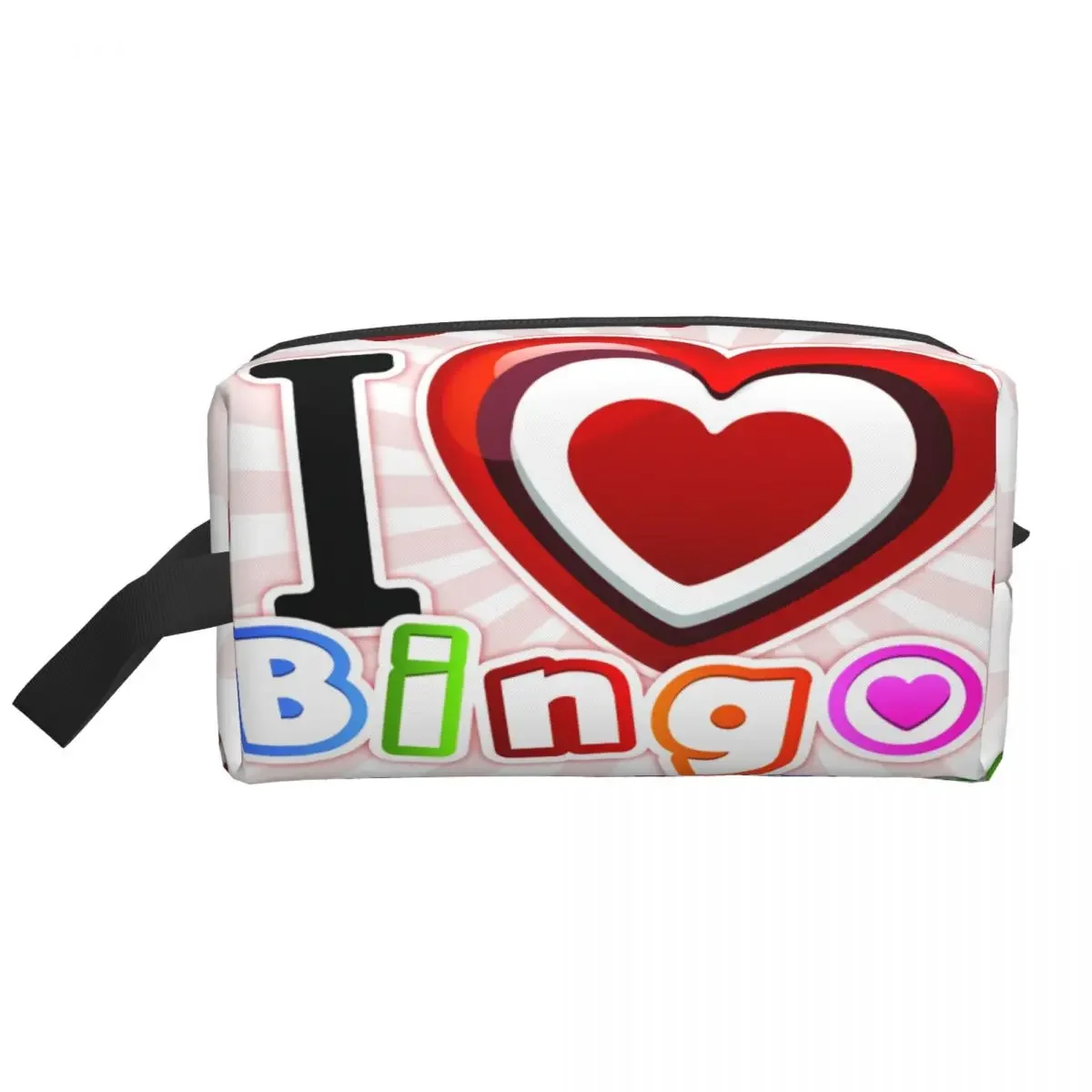 Beauty Love Makeup - Custom I Love Bingo Travel Cosmetic