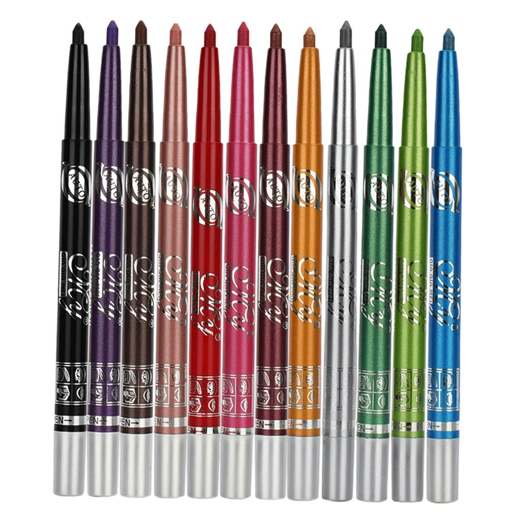 Beauty Makeup Look - Colored Eyeliner Pencil Pen Kit Waterproof