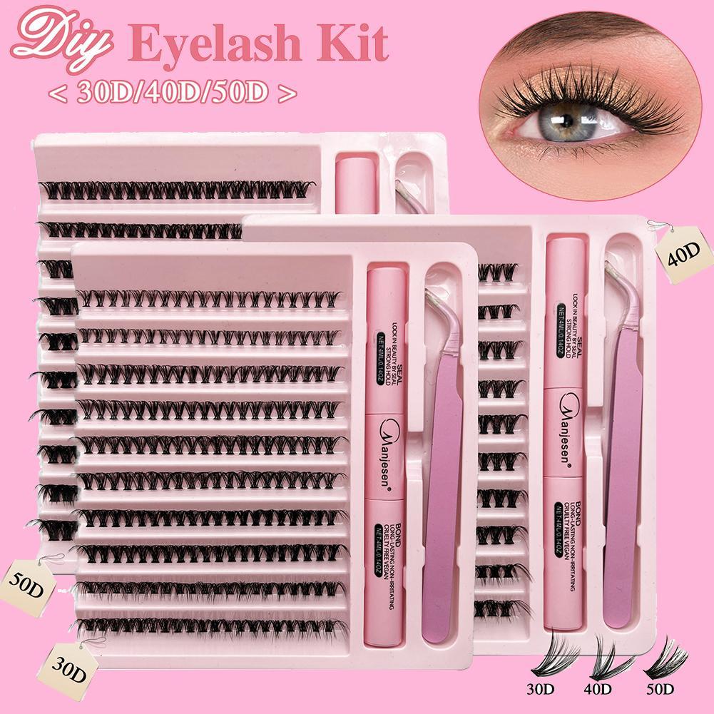 Beauty Makeup Book - Extension False Eyelashes Set Natural Dense
