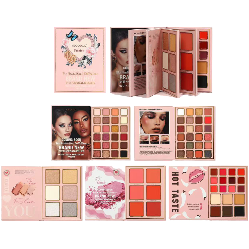 Beauty Makeup Book - 78 Colors Glitter Eyeshadow Palette Matte