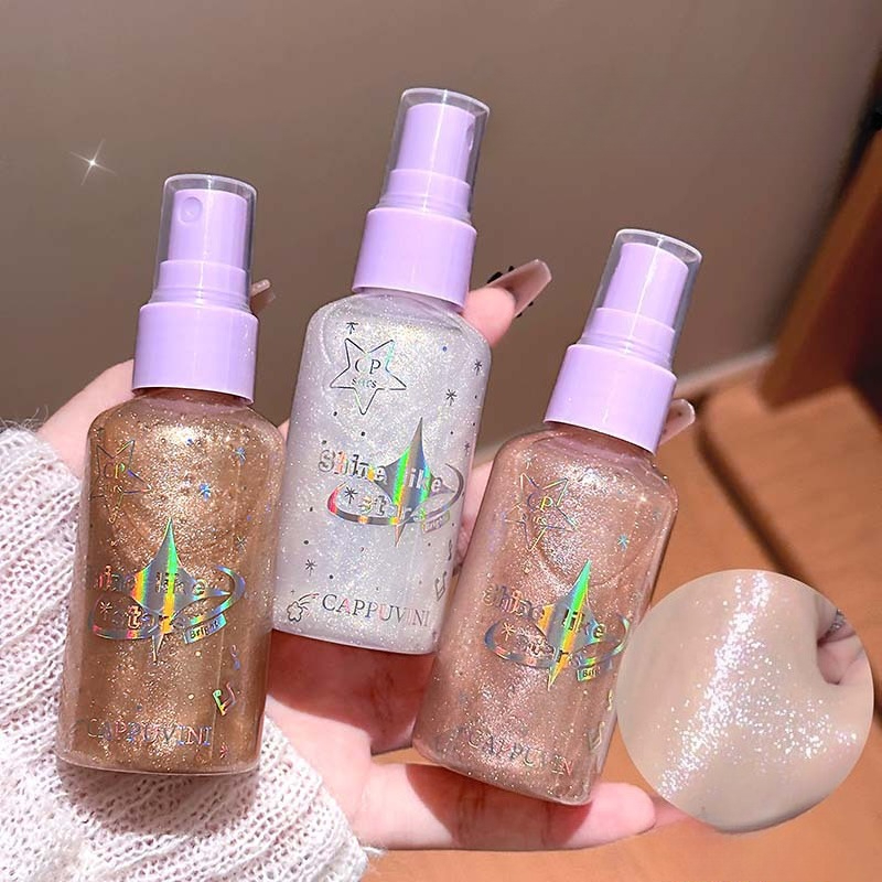 Beauty Makeup Look - Body Glitter Spray Diamond Fine Shimmer