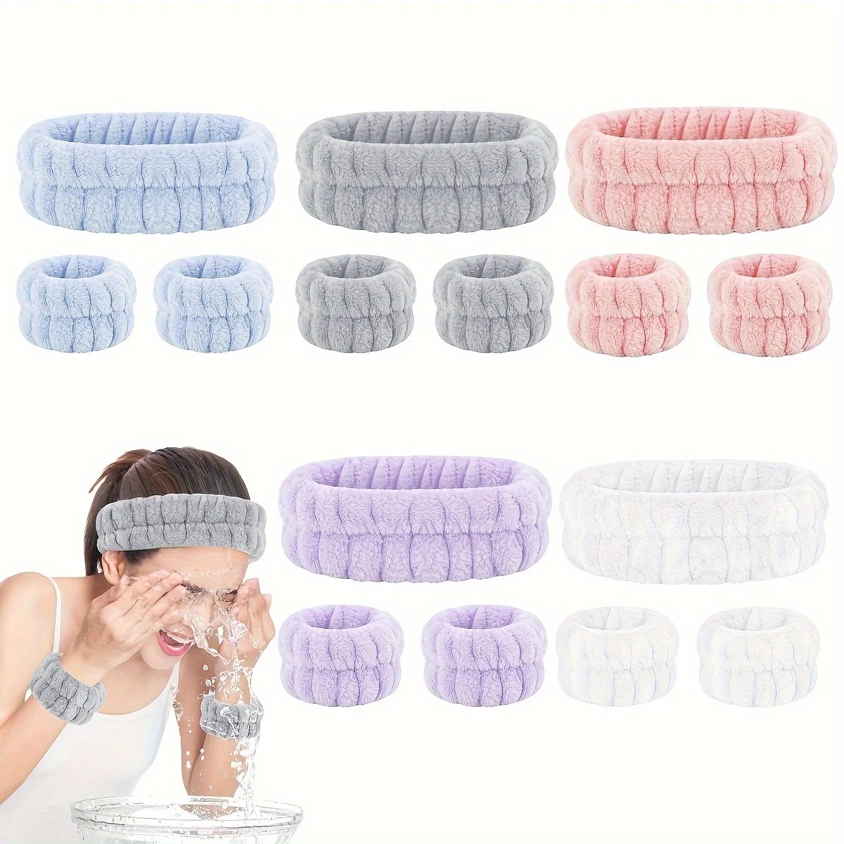 Beauty Makeup Face - Coral Velvet Facial High-elastic Makeup Hairband