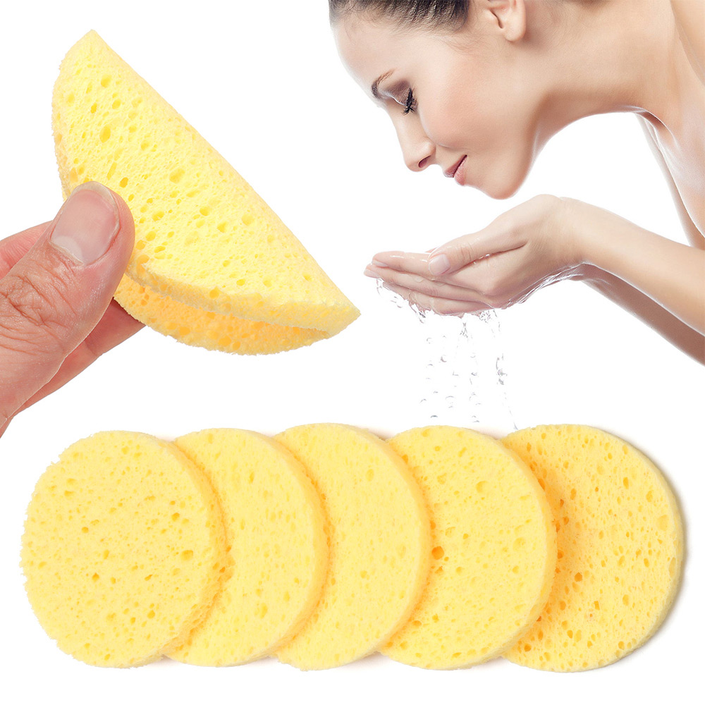 Beauty Makeup Face - 10pcs 6-9cm Yellow Face Round Makeup