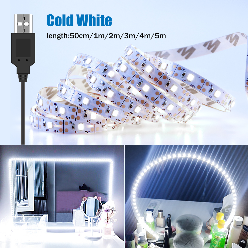 Beauty Makeup Light - DC5V LED Makeup Mirror Light Strip
