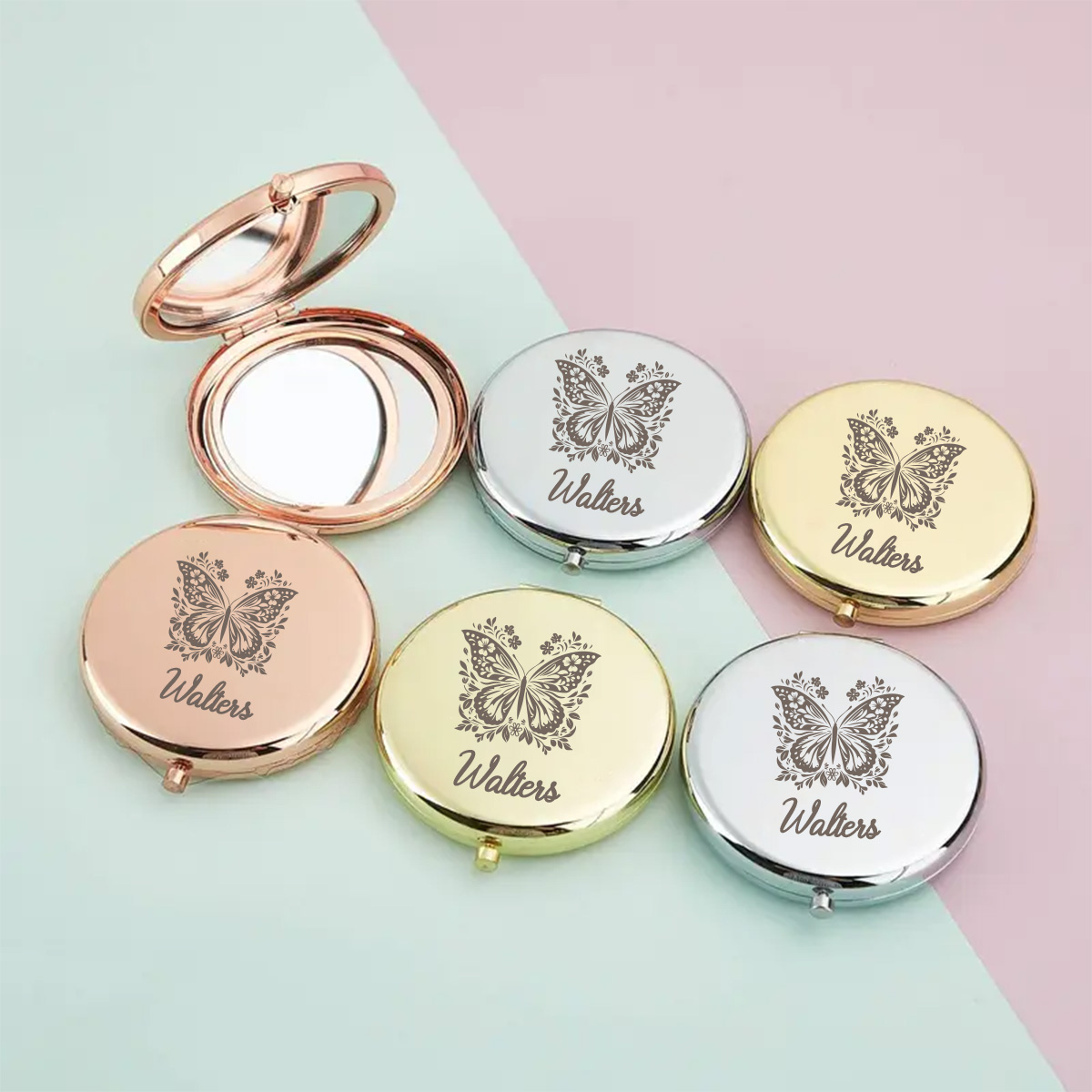 Beauty Makeup Names - 1pc Creative Beautiful butterfly Customized Name