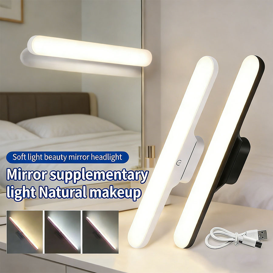 Beauty Makeup Light - LED Makeup Mirror Light Rechargeable Touch