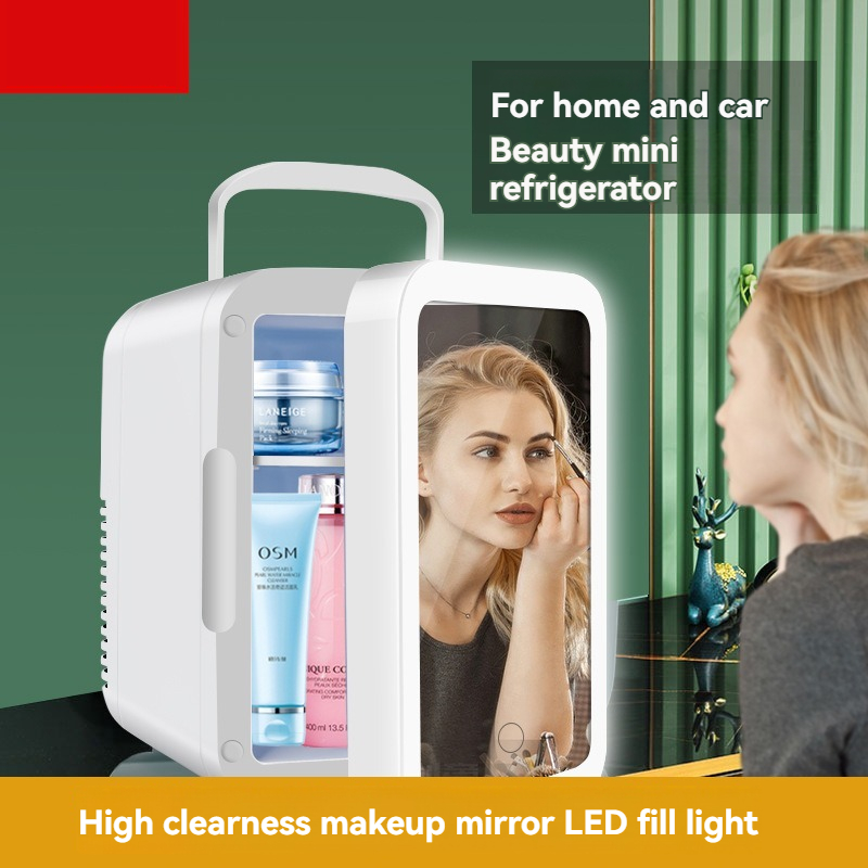 Beauty Makeup Light - Home Car Dual-use Beauty Refrigerator With