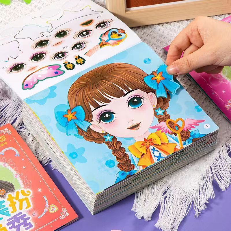 Princess Dress Up Sticker Book - огляд і ціна Beauty Makeup Book