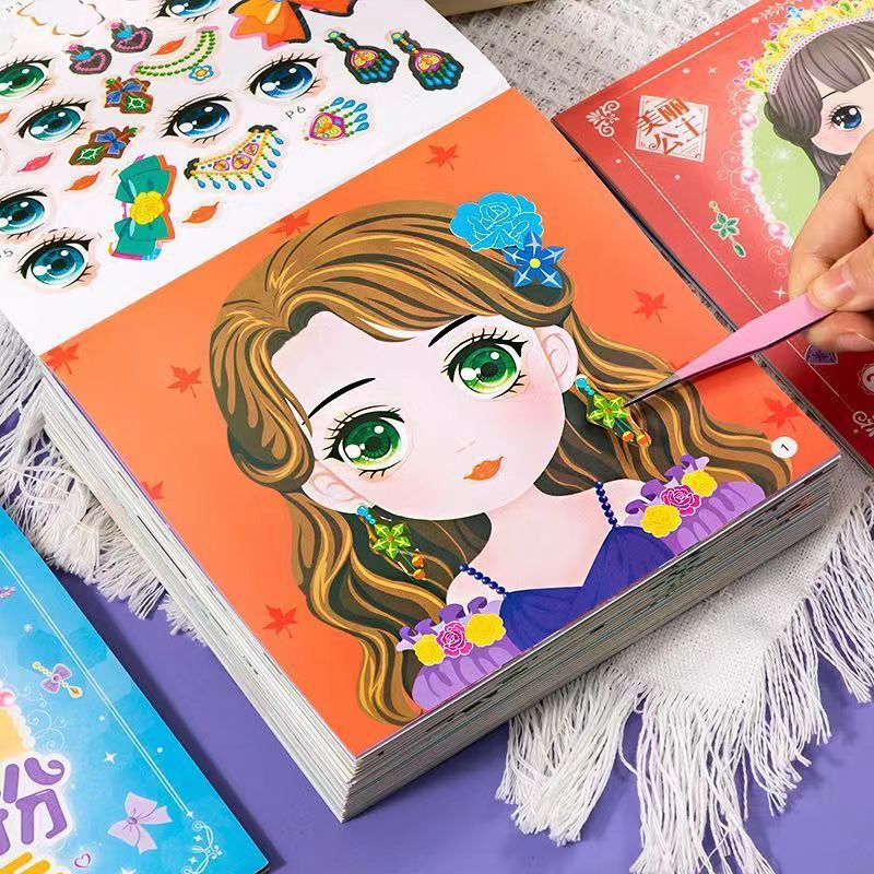 Princess Dress Up Sticker Book - огляд і ціна Beauty Makeup Book
