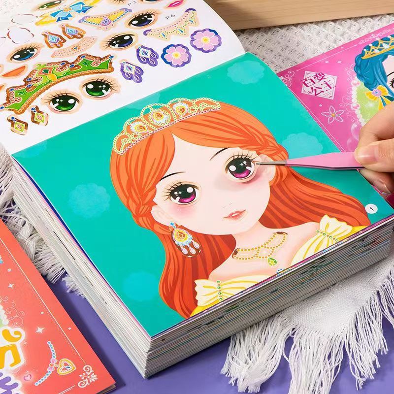 Princess Dress Up Sticker Book - огляд і ціна Beauty Makeup Book
