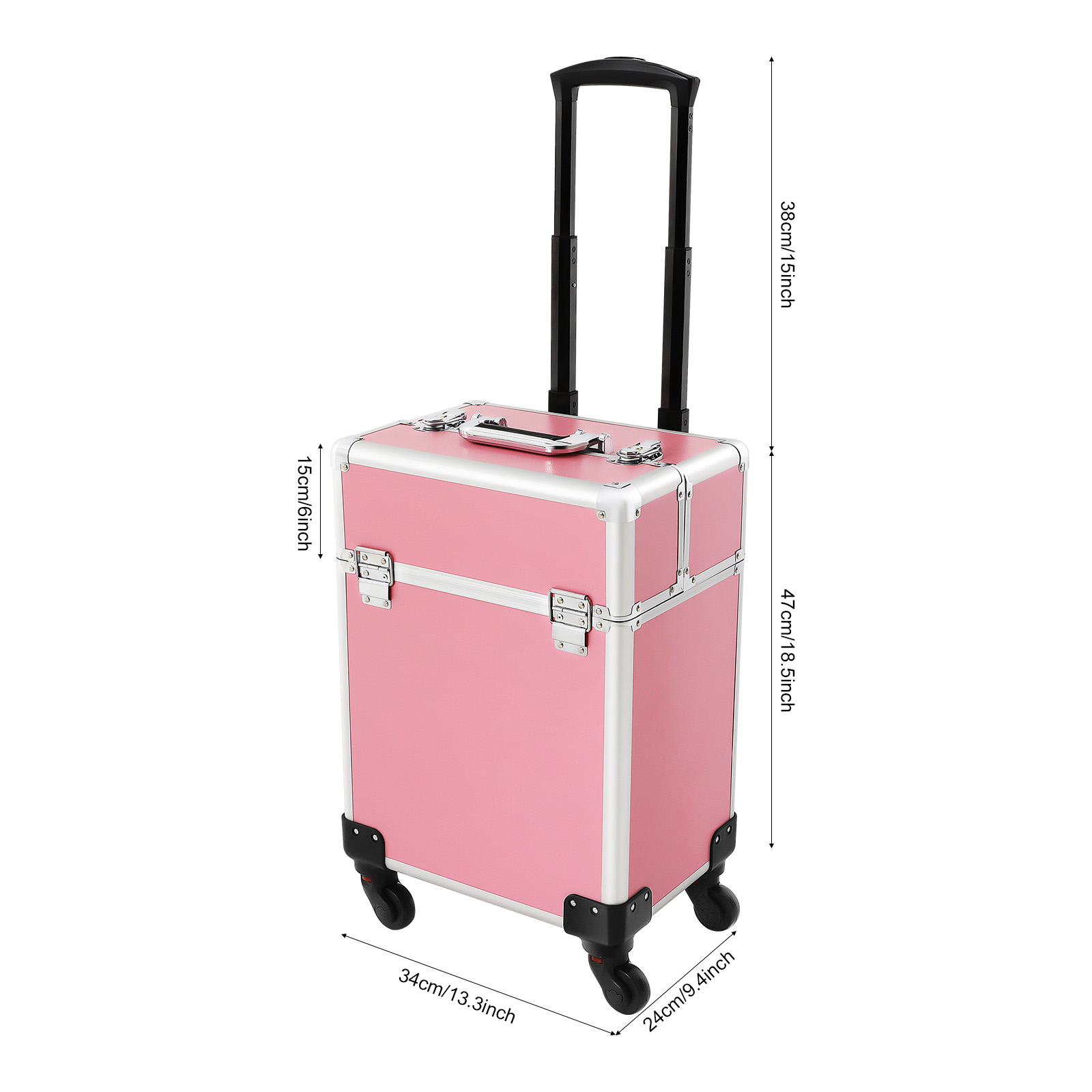 Rolling Makeup Train Case Cosm - огляд і ціна Makeup And Beauty