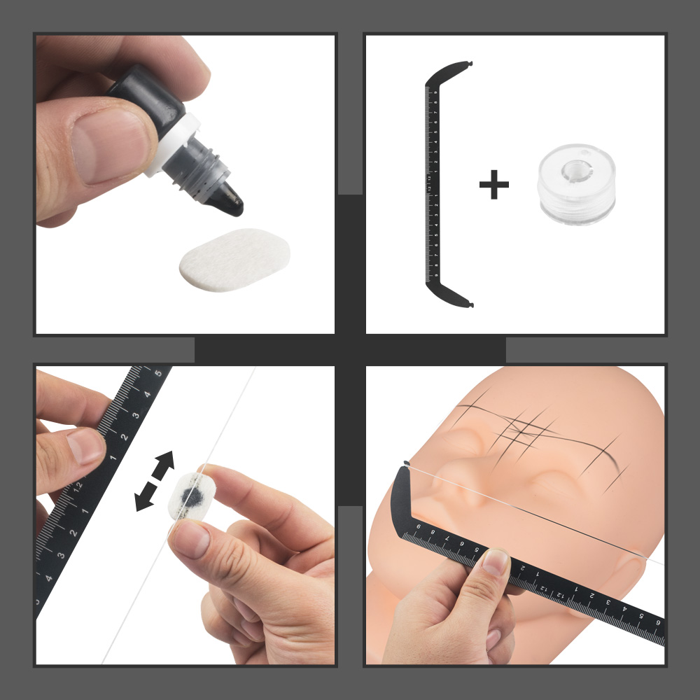 1 Set Black Tattoo Eyebrow Des - огляд і ціна My Beauty Makeup Set