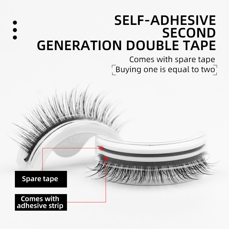 3D False Eyelashes Self-Adhesi - огляд і ціна Beauty Makeup Look