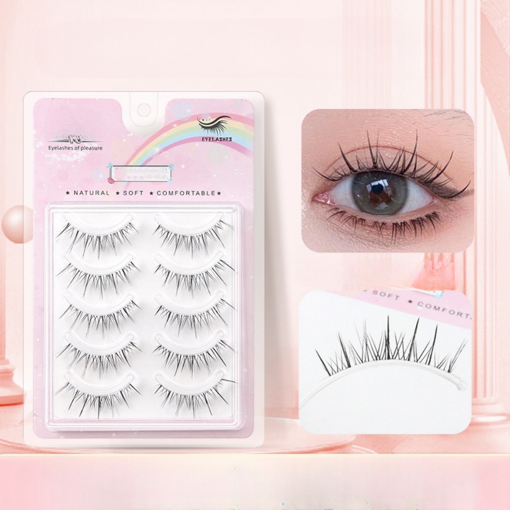 5 Pairs Transparent Stem Wavy  - огляд і ціна Beauty Makeup Look