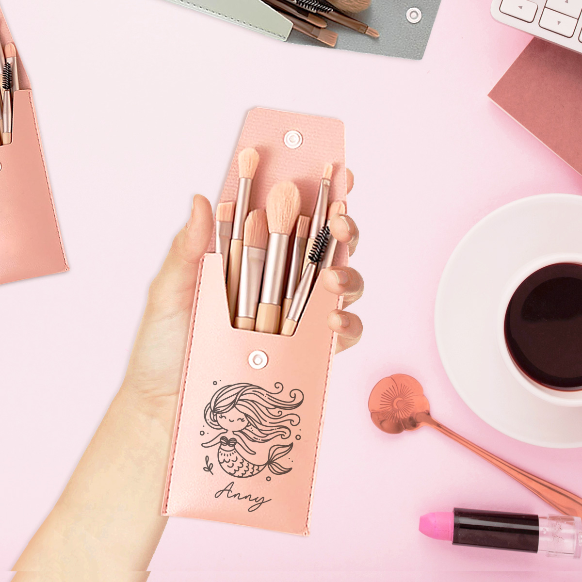 1pc Custom Name Makeup Brush,  - огляд і ціна Beauty Makeup Names