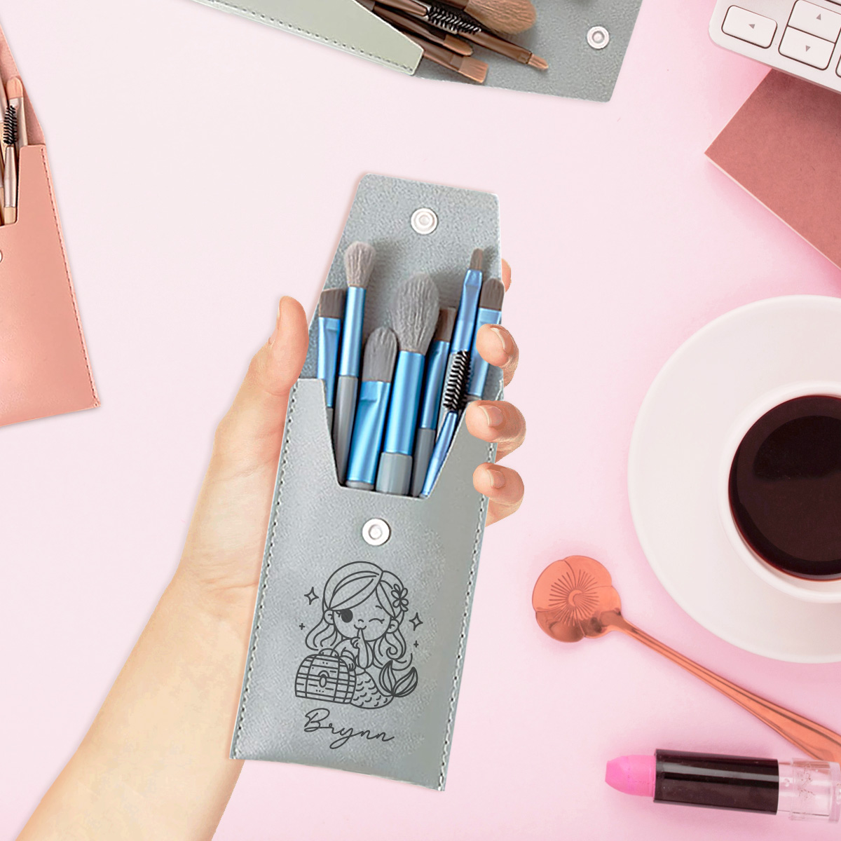 1pc Custom Name Makeup Brush,  - огляд і ціна Beauty Makeup Names