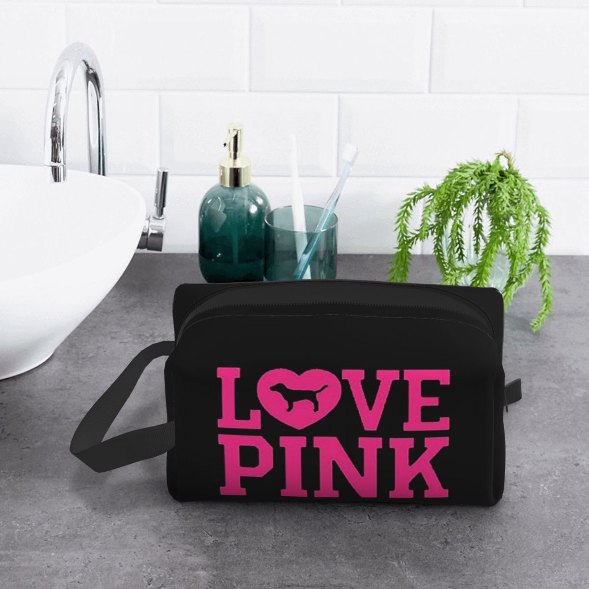 Love Pink Makeup Bag Cosmetic  - огляд і ціна Beauty Love Makeup