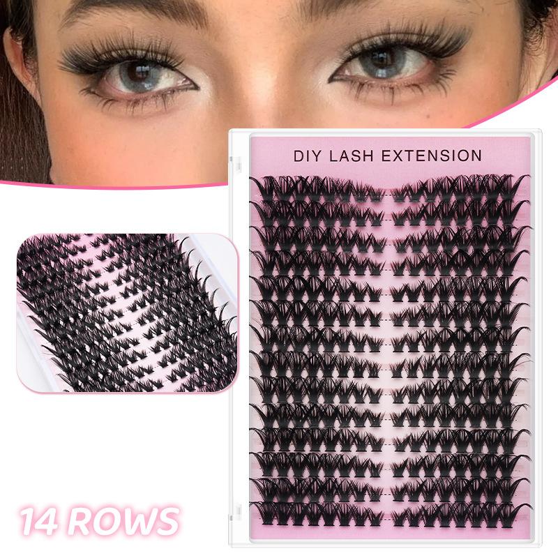 20pcs DIY False Eyelash Extens - огляд і ціна Eyelash Extension