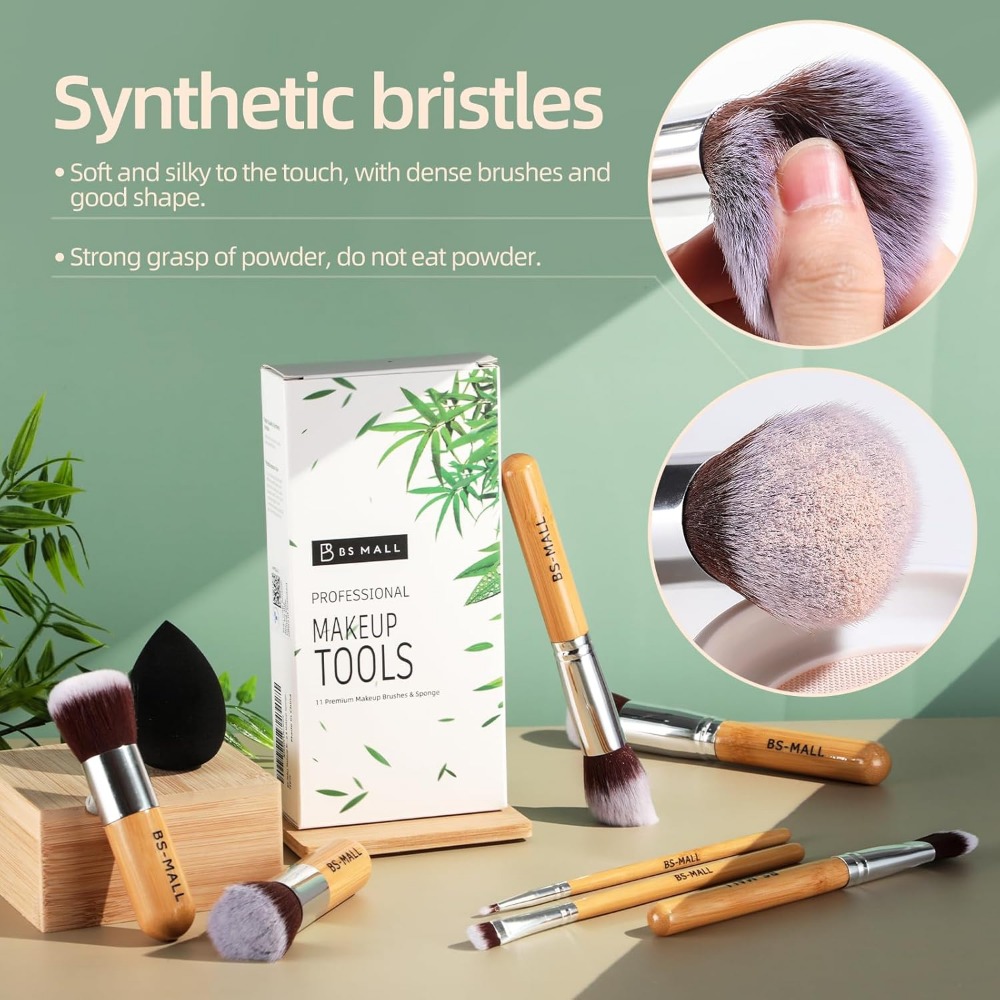 BS-MALL Makeup Brush Set 11Pcs - огляд і ціна Beauty Makeup Face