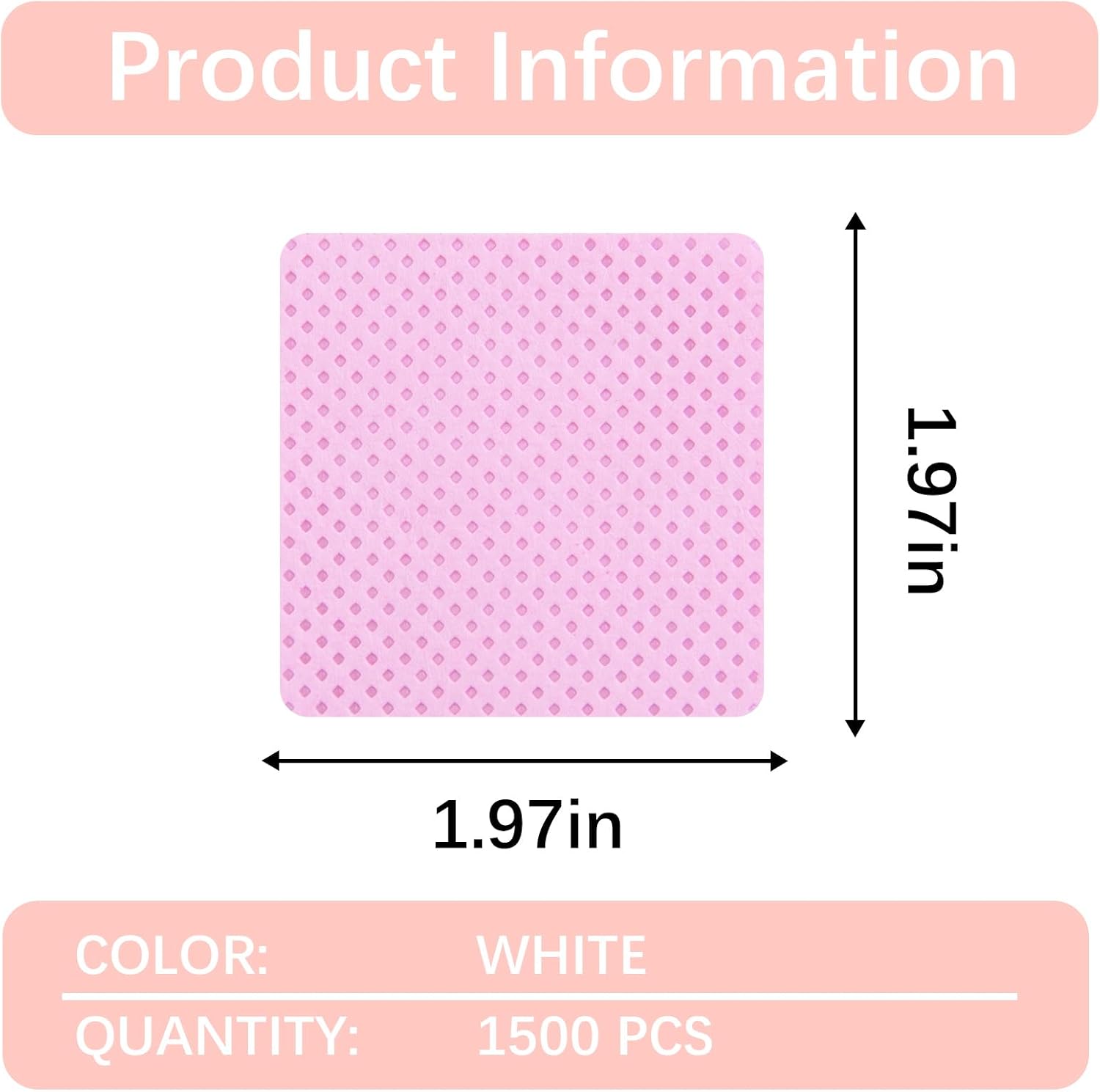 1500 Pcs Lint Free Nail Wipes  - огляд і ціна Eyelash Extension