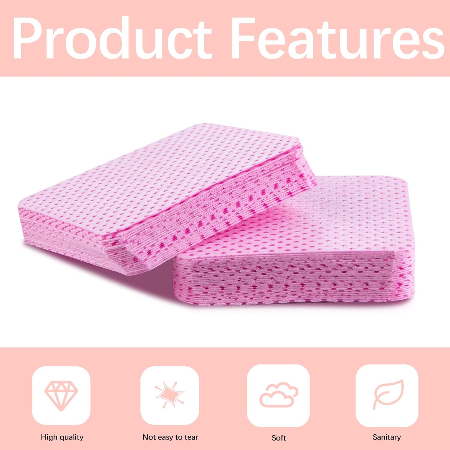 1500 Pcs Lint Free Nail Wipes  - огляд і ціна Eyelash Extension