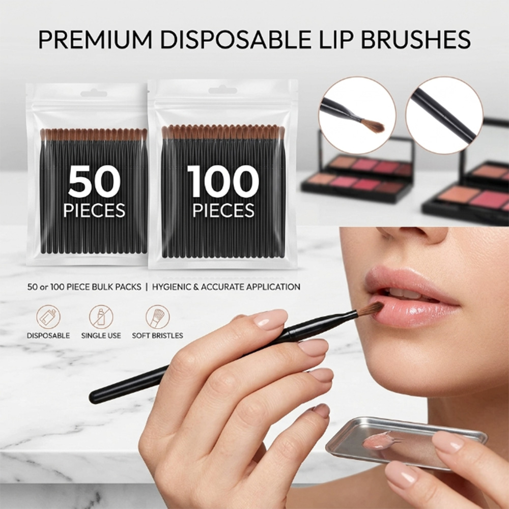 50/100pcs Disposable Lip Brush - огляд і ціна Makeup And Beauty