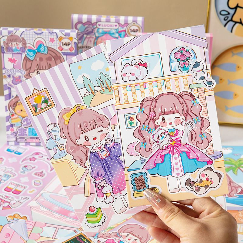 Cartoon Beautiful Girl Profess - огляд і ціна Beauty Makeup Book