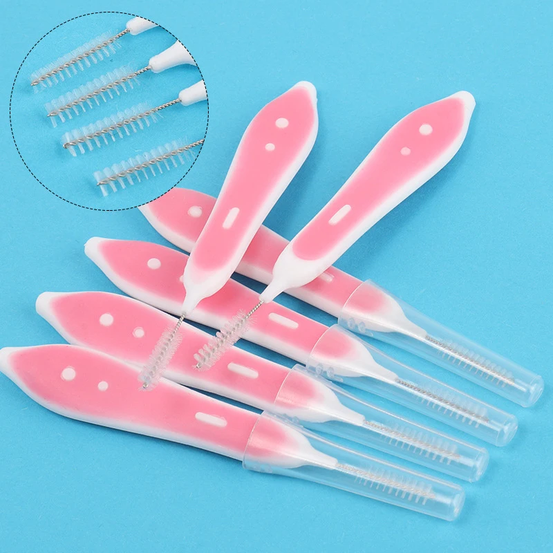 10 Pcs Eyebrow Brushes Mini Br - огляд і ціна Eyelash Extension