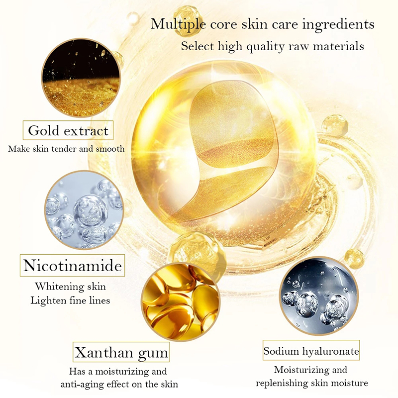 5/10/20/30 Pairs Crystal Gold  - огляд і ціна Collagen Eye Patch