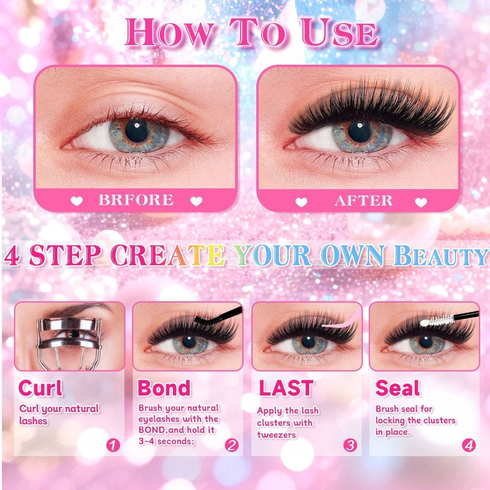 Natural Look False Eyelashes W - огляд і ціна Eyelash Extension