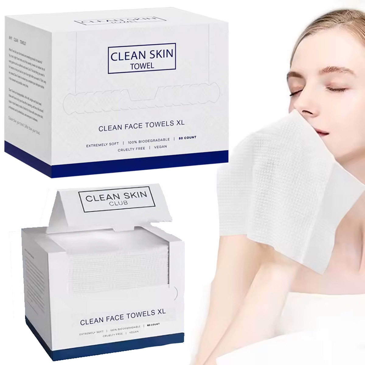 50Pcs/Box Disposable Face Towe - огляд і ціна Beauty Makeup Face