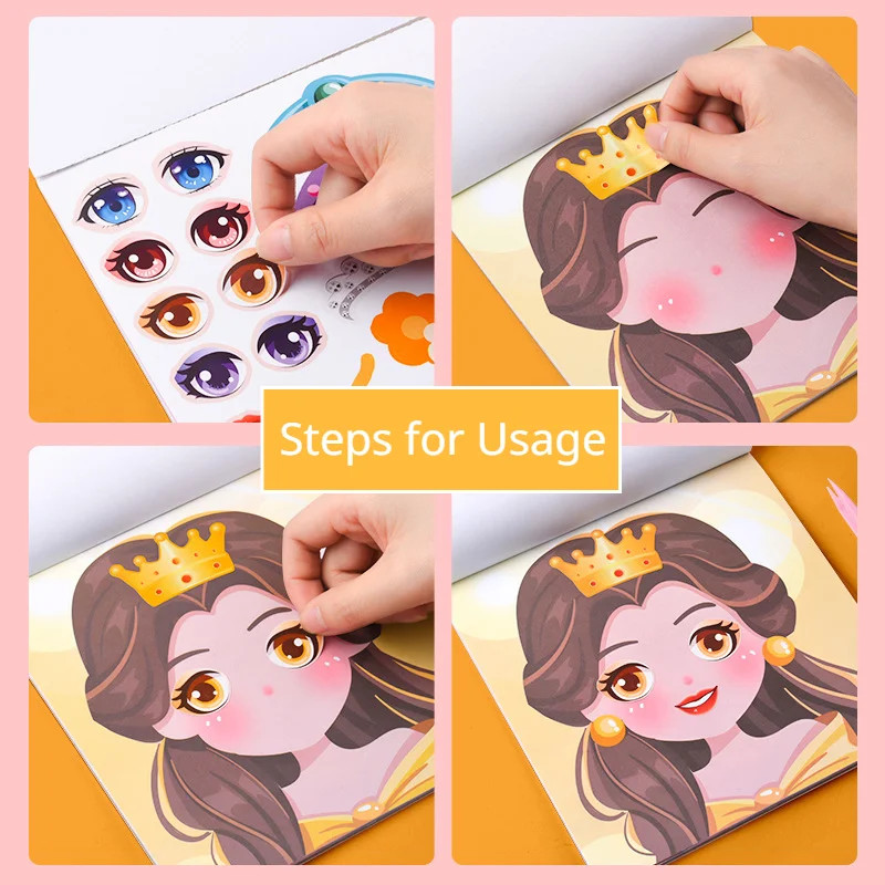 Dress Up Stickers Girl Childre - огляд і ціна Beauty Makeup Book