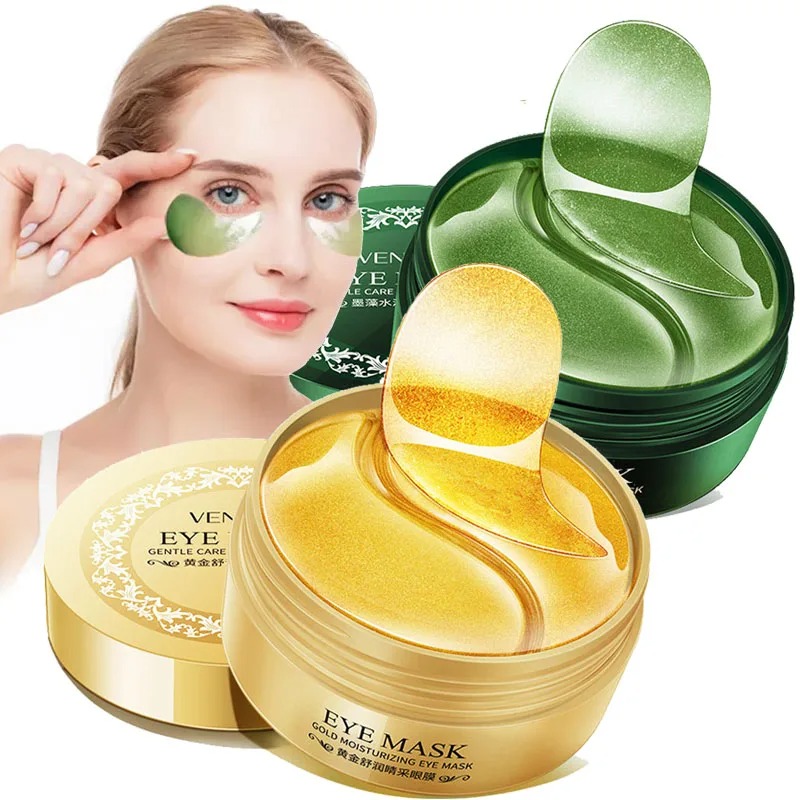 60Pcs/Box Seaweed Gold Collage - огляд і ціна Collagen Eye Patch