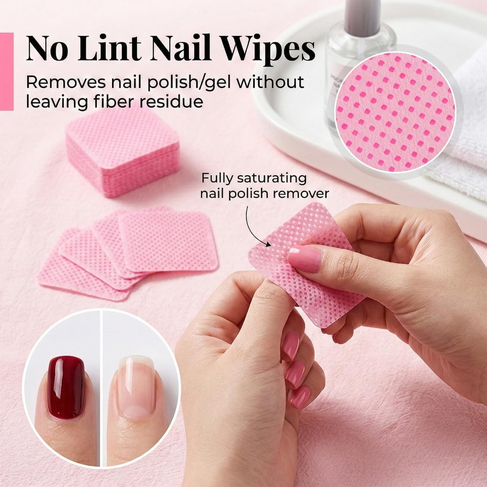 Lint Free Nail Wipes for Gel P - огляд і ціна Eyelash Extension