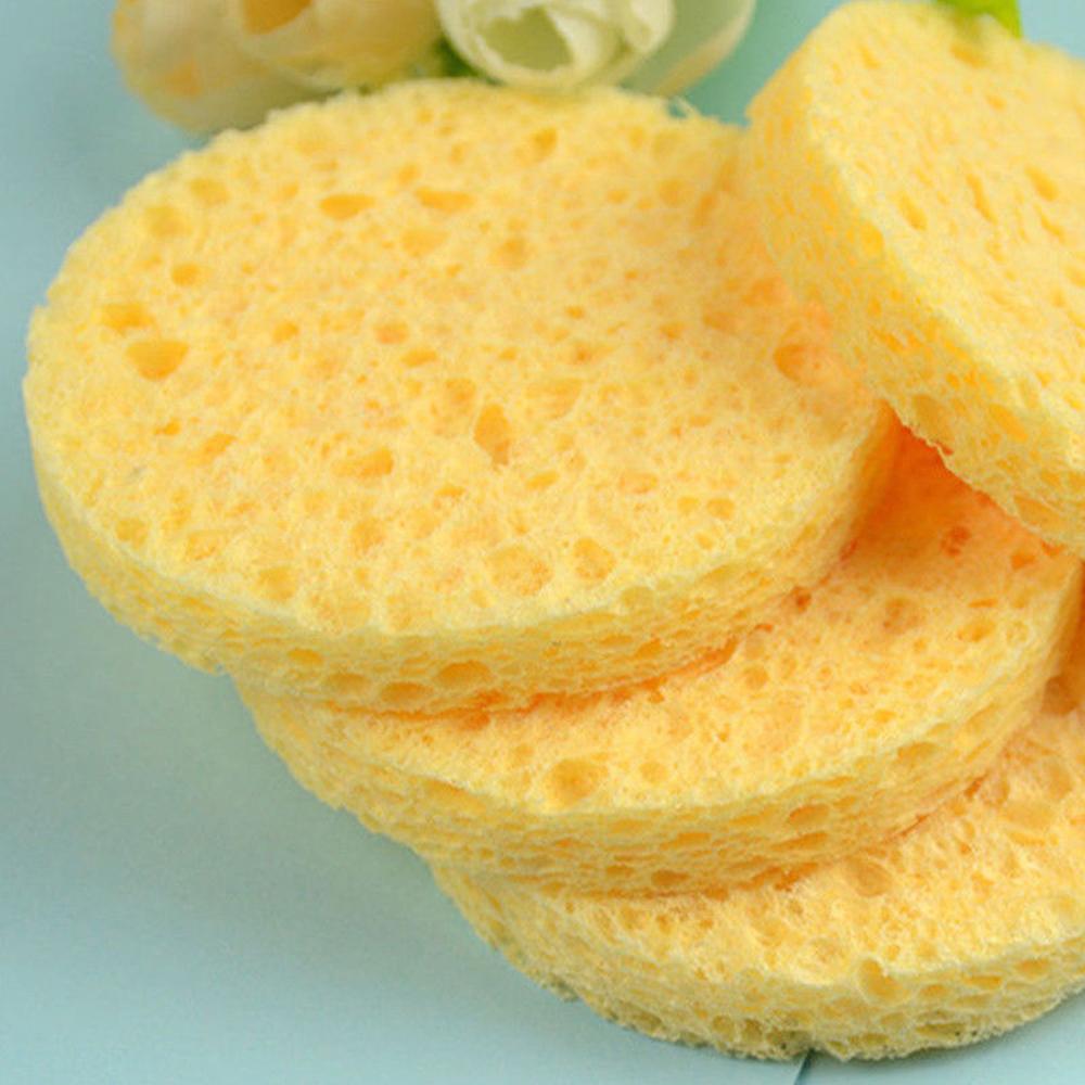 10pcs 6-9cm Yellow Face Round  - огляд і ціна Beauty Makeup Face