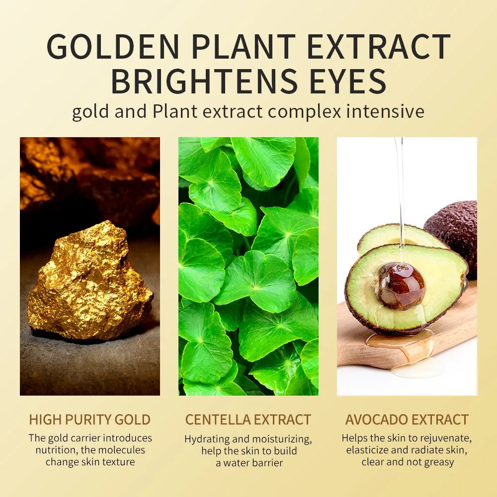 120pcs Avocado Golden Collagen - огляд і ціна Collagen Eye Patch
