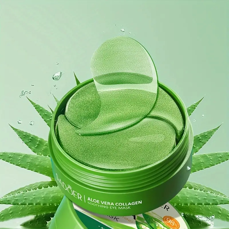 60 Pieces of Aloe Vera Collage - огляд і ціна Collagen Eye Patch