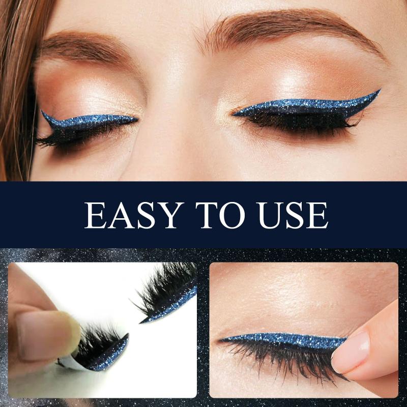 False Eyelashes and Eyeliner S - огляд і ціна Beauty Makeup Look
