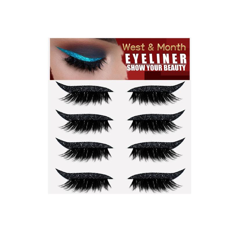 False Eyelashes and Eyeliner S - огляд і ціна Beauty Makeup Look