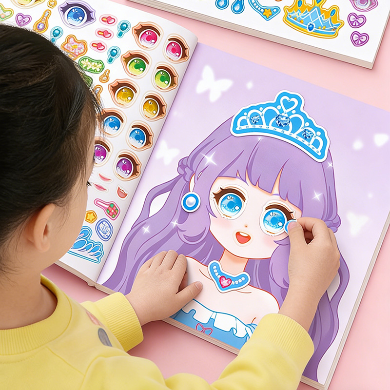 Princess Makeup Stickers, DIY  - огляд і ціна Beauty Makeup Book