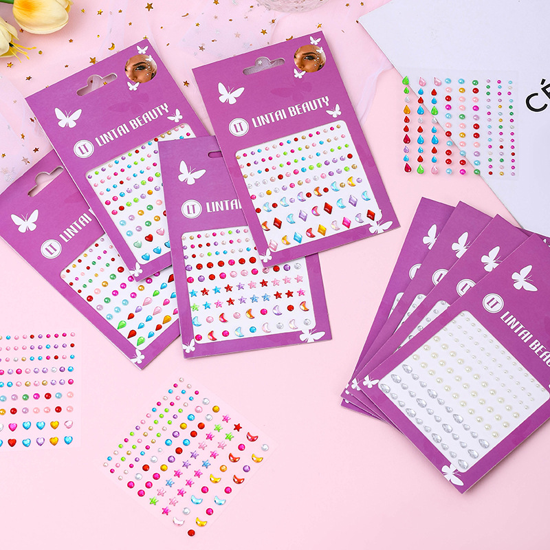 Hot Selling Face Gems Stickers - огляд і ціна Makeup And Beauty