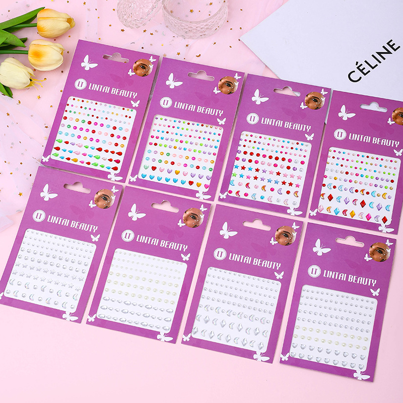 Hot Selling Face Gems Stickers - огляд і ціна Makeup And Beauty