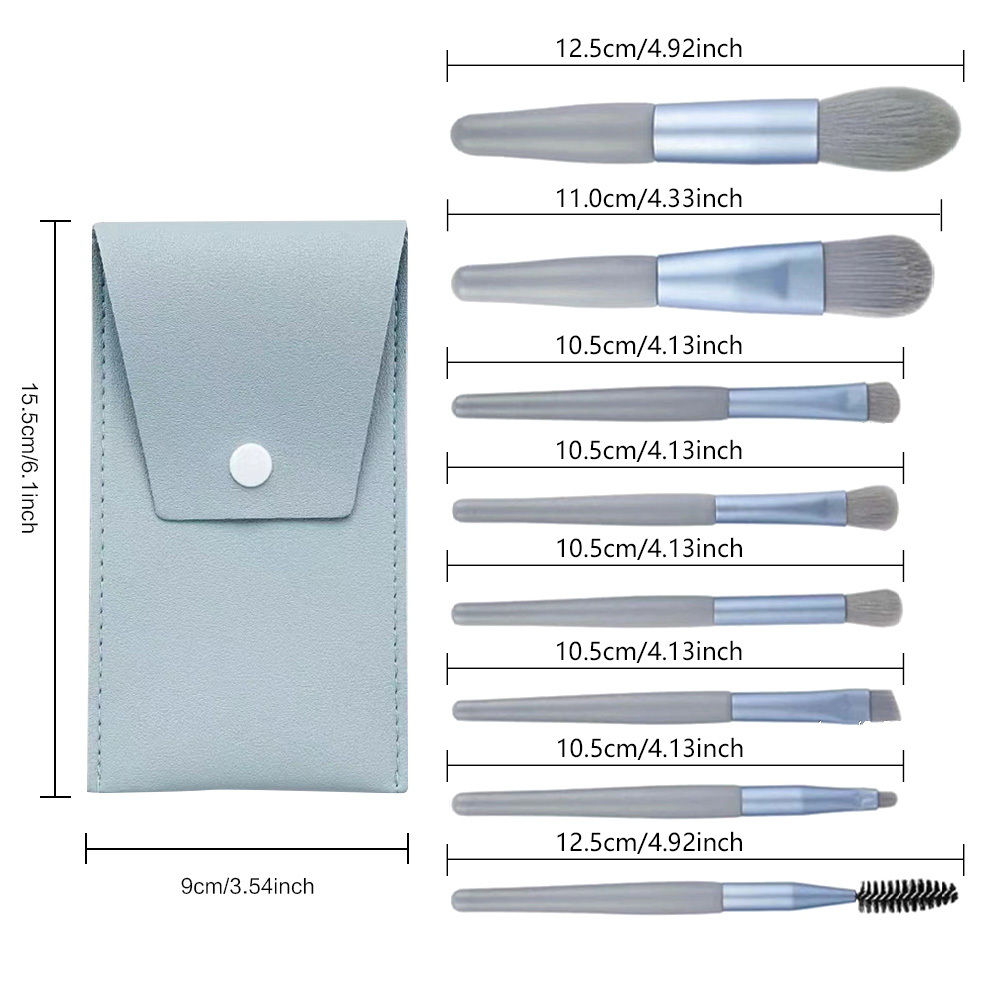 8pcs Makeup Brush Set with Sto - огляд і ціна Beauty Makeup Names