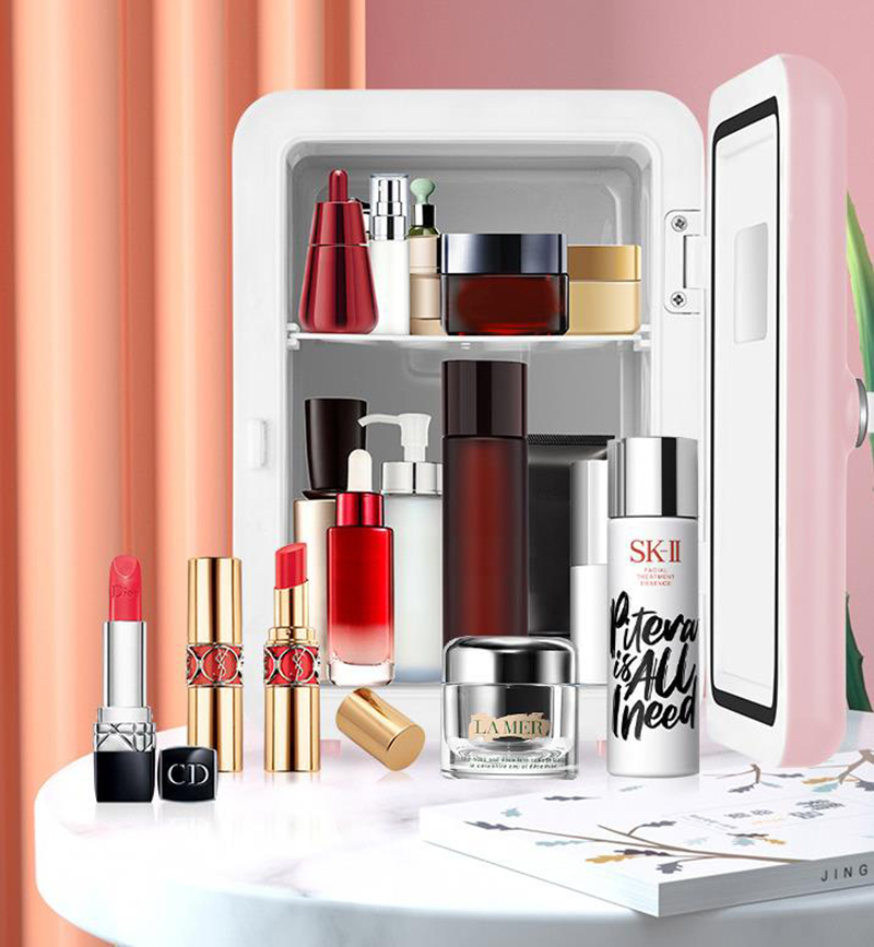 Dual-Use 4L Home Car Use Refri - огляд і ціна Beauty Makeup Fridge